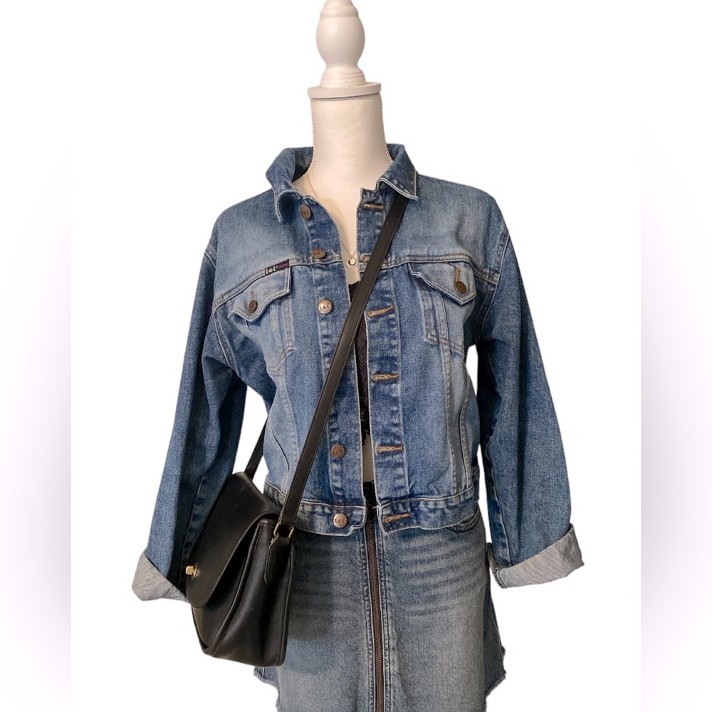 Y2K L.E.I Jean Jacket Size L Gently Loved Condition.🥰